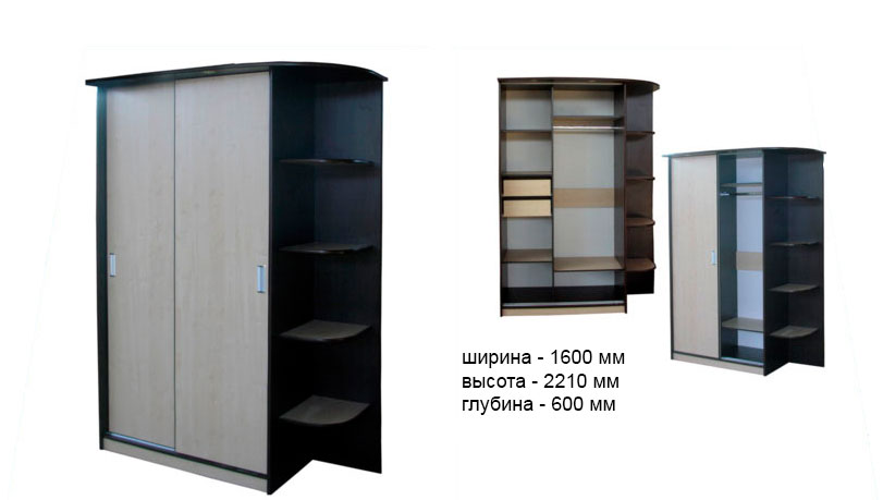 Изготовление стандартных шкафов купе в Гомеле и области от компании "Мебель Беларуси"